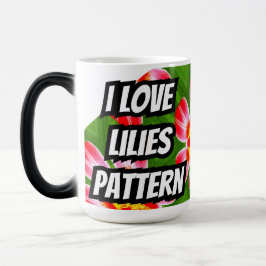 Taza Mágica Patrón de ilimidades rojas