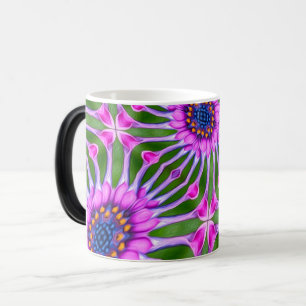 Taza Mágica Patrón de margarita estética