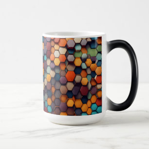 Taza Mágica Patrón de resumen de prisma exageracional - Morfac