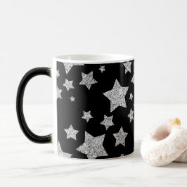 Taza Mágica Patrón de vacaciones de los Navidades Sparkly Silv