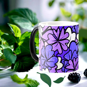 Taza Mágica Patrón floral