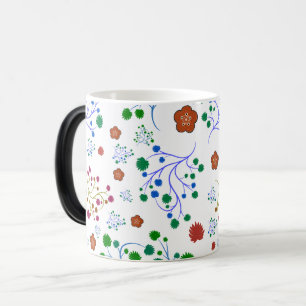 Taza Mágica Patrón floral