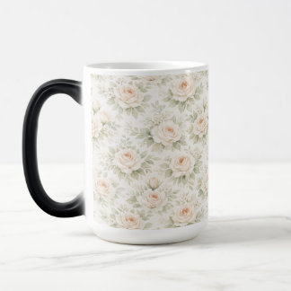 Taza Mágica Patrón floral nupcial