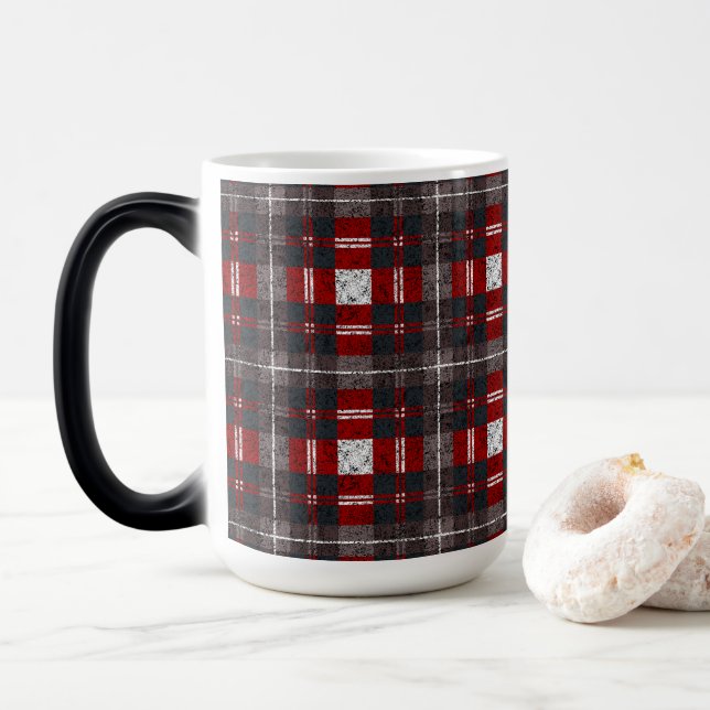Taza Mágica Patrón minimalista moderno (Con donut)