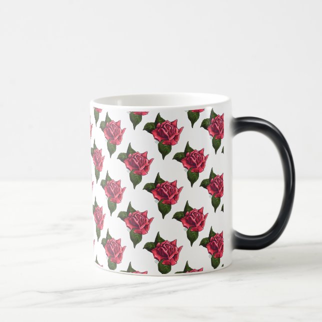 Taza Mágica patrón Rosa (Derecha)