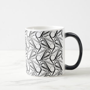 Taza Mágica Patrón triangular con círculo