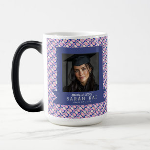 Taza Mágica Patrón Tribal Clásico Graduación Nieta