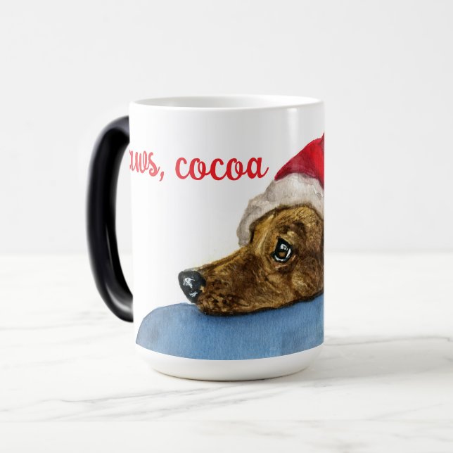 Taza Mágica Paws, cocoa and joy! (Anverso izquierdo)