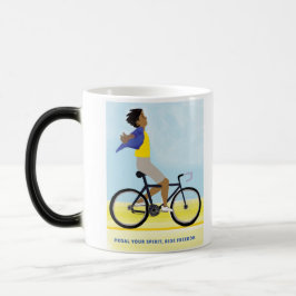 Taza Mágica Pedal tu Poster espiritual - Paseo en bicicleta In