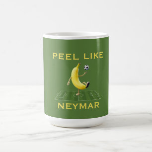 Taza Mágica Pela Como un Campeón Banana de Fútbol Divertida Pe