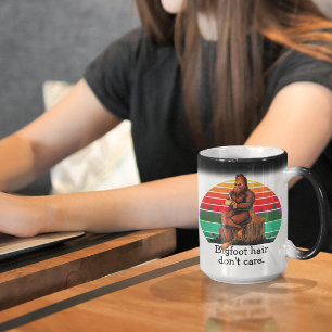 Taza Mágica Pelo de Bigfoot No Importa Sasquatch Divertido 15o
