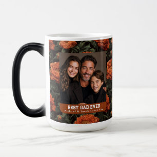 Taza Mágica Peonías Hawaianas Florecen Primera Vez Papá Foto E