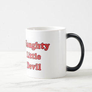 Taza Mágica Pequeño diablo travieso con texto