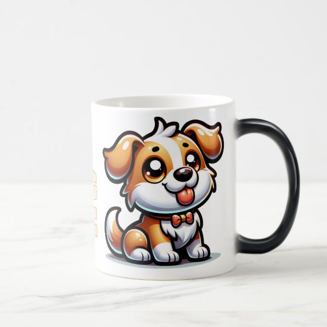 Taza Mágica perro, amor de cachorros (Derecha)