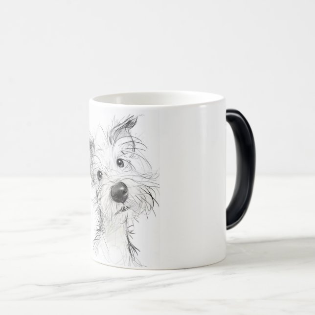Taza Mágica Perro Cute (Anverso derecho)