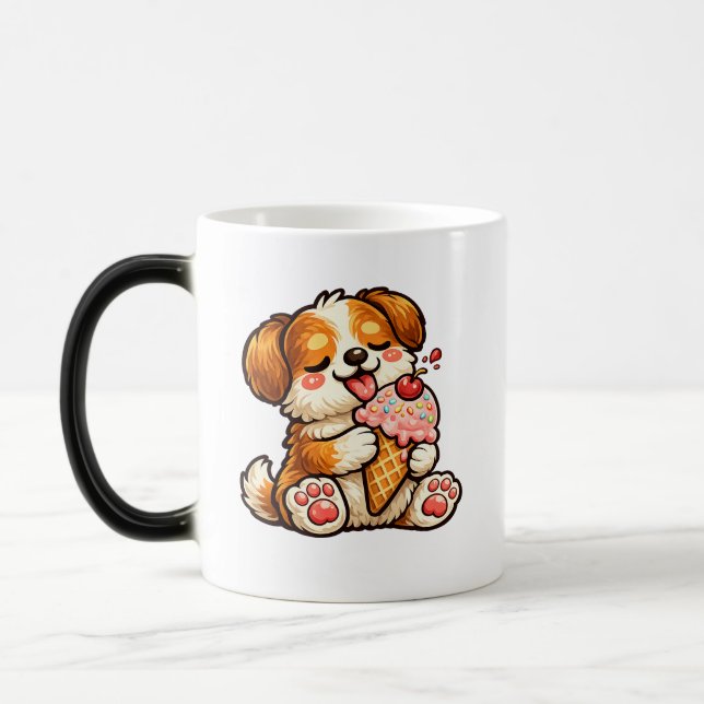 Taza Mágica Perro de helado genial (Izquierda)