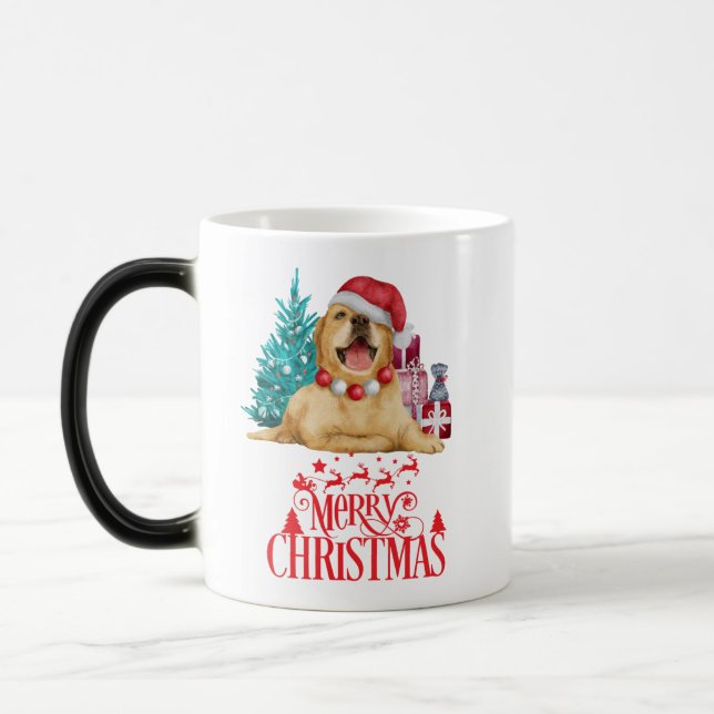 Taza Mágica Perro de navidades curados (Izquierda)