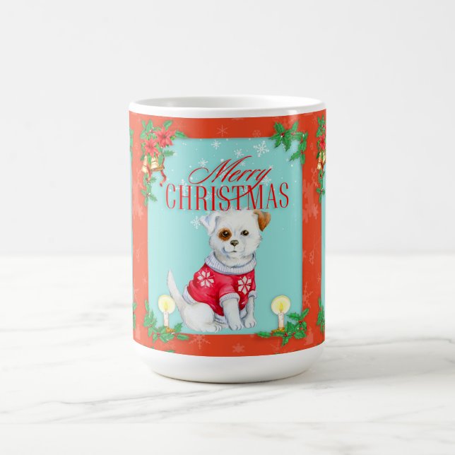 Taza Mágica Perro navidad (Centro)