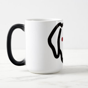 Taza Mágica Perro, perro caricaturista, animal Personalizado