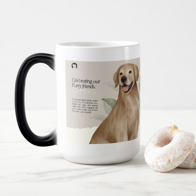 Taza Mágica perros (Con donut)