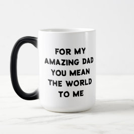 Taza Mágica Personalizable de amor oceánico café de papá