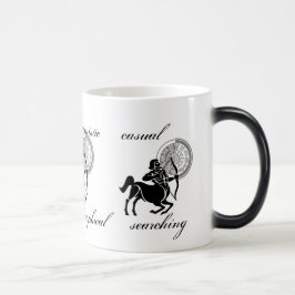Taza Mágica Personalizable Sagittarius rasgos zodiaco al estil