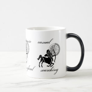 Taza Mágica Personalizable Sagittarius rasgos zodiaco al estil