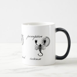 Taza Mágica Personalizable Scorpion rasgos Z estilo griego