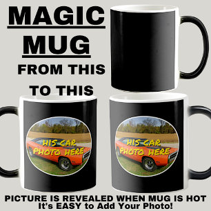 Taza Mágica Personalizado Añadir Su Foto De Auto Aquí - Morphi