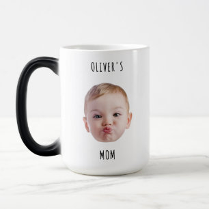 Taza Mágica Personalizado bebé enfrenta a los niños regalo de