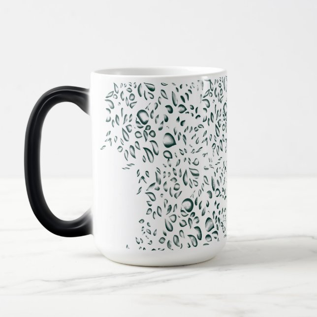 Taza Mágica Personalizado Coffee Mugs | Diseños florales y art (Izquierda)