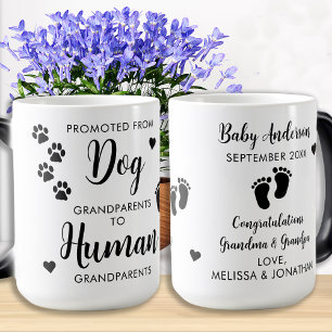 Taza Mágica Personalizado de abuelos promovidos Invitación de
