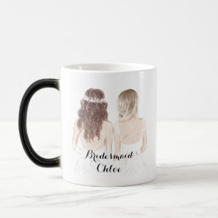 Taza Mágica personalizado de dama de honor mug