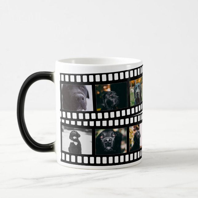 Taza Mágica Personalizado DIY personalizado de la tira de pelí (Izquierda)