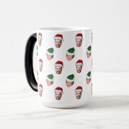 Taza Mágica Personalizado Face 2 Fotos Regalo de Navidades de