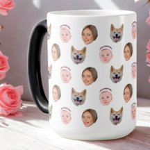 Personalizado Face Mug, Personalizado de fotografí
