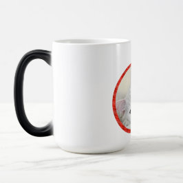 Taza Mágica Personalizado Red Plaid Coffee Mug - Añadir su fot