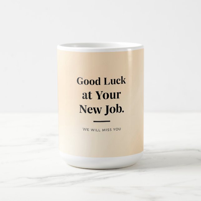 Taza Mágica Personalized Coworker Farewell Mug – Custom Name (Centro)