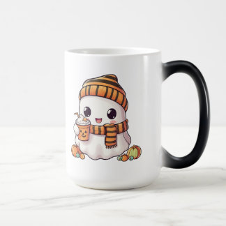Taza Mágica Personalized Cozy Ghost and Pumpkin Spice Autumn M