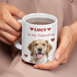 Taza Mágica Personalized Dog Photo Valentine’s Day Mug