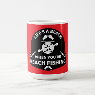 Taza Mágica Pesca divertida en la playa