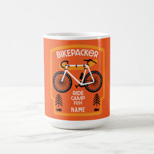 Taza Mágica Pescado Bikepacker Y Campamento