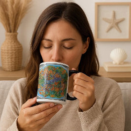 Taza Mágica Pescado en el océano Resumen de arte