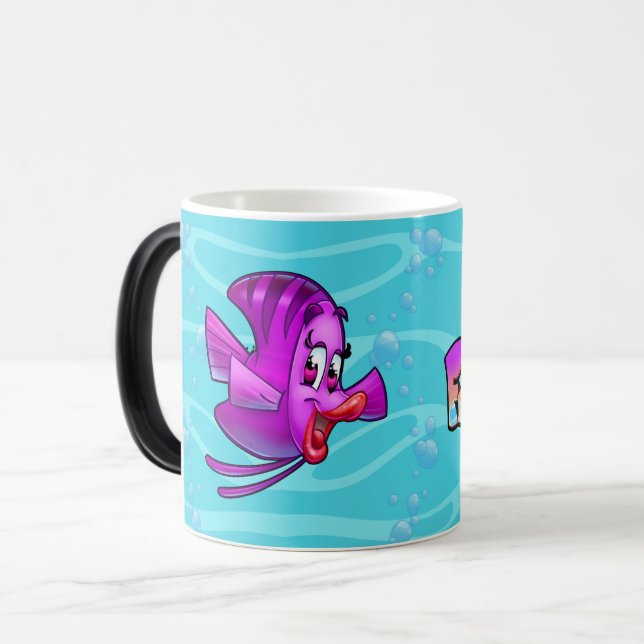 Taza Mágica Pescado personalizado FriendFish (Anverso izquierdo)