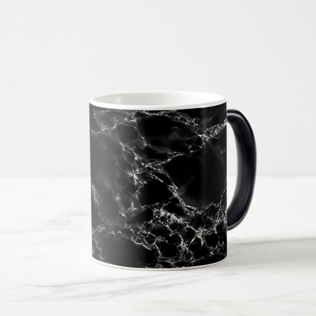 Taza Mágica Piedra de mármol negro de moda (Anverso derecho)