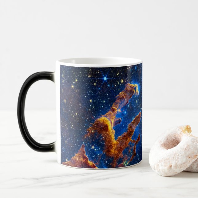 Taza Mágica Pilares de la creación - Astronomía de James Webb  (Con donut)