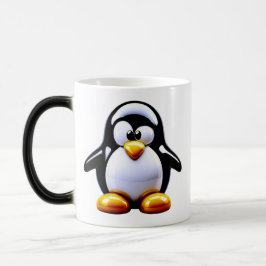 Taza Mágica Pingüino Adorable