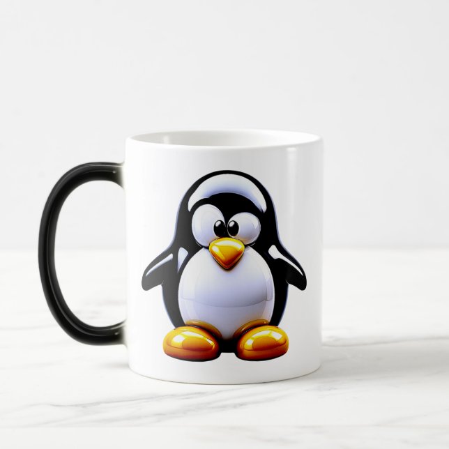 Taza Mágica Pingüino Adorable (Izquierda)
