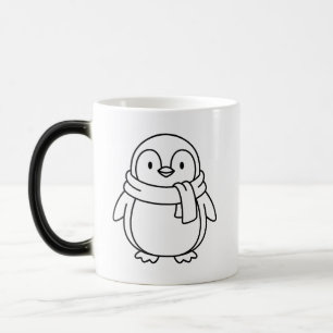 Taza Mágica Pingüino Frío Pero Bonito