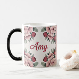 Taza Mágica Pink Amy Floral Morphing Mug